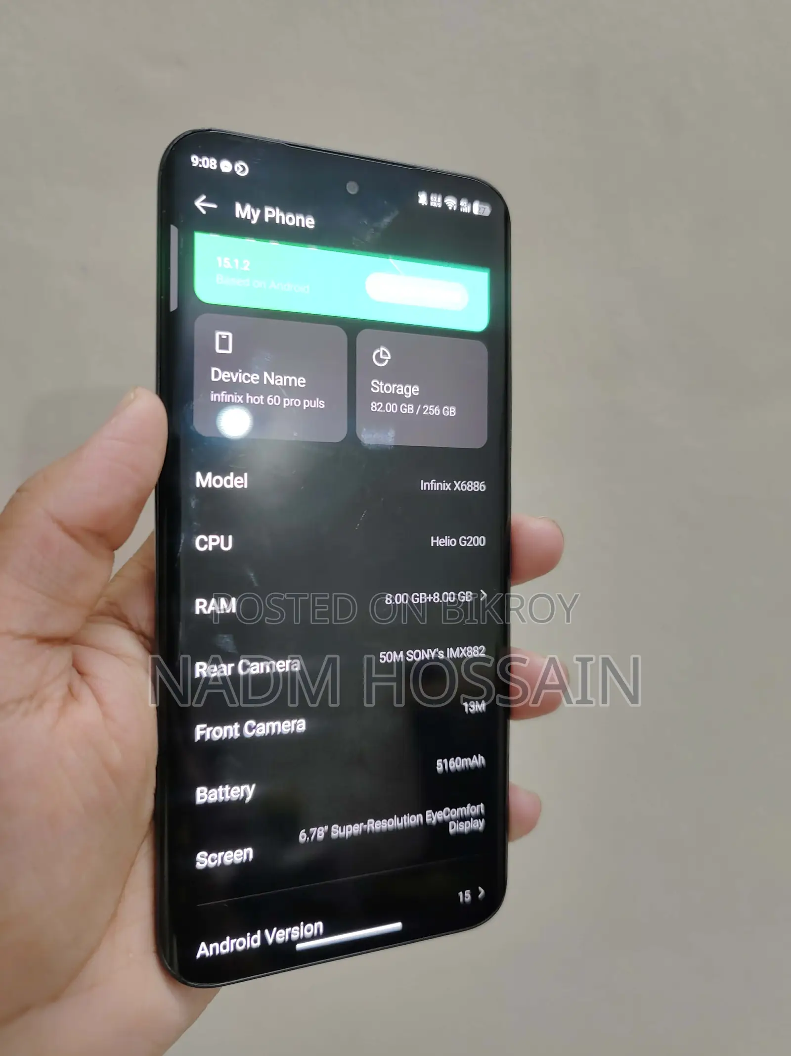Infinix Hot 60 Pro Plus (Used)