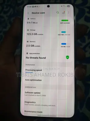 Samsung Galaxy S22 Green line issue (Used)