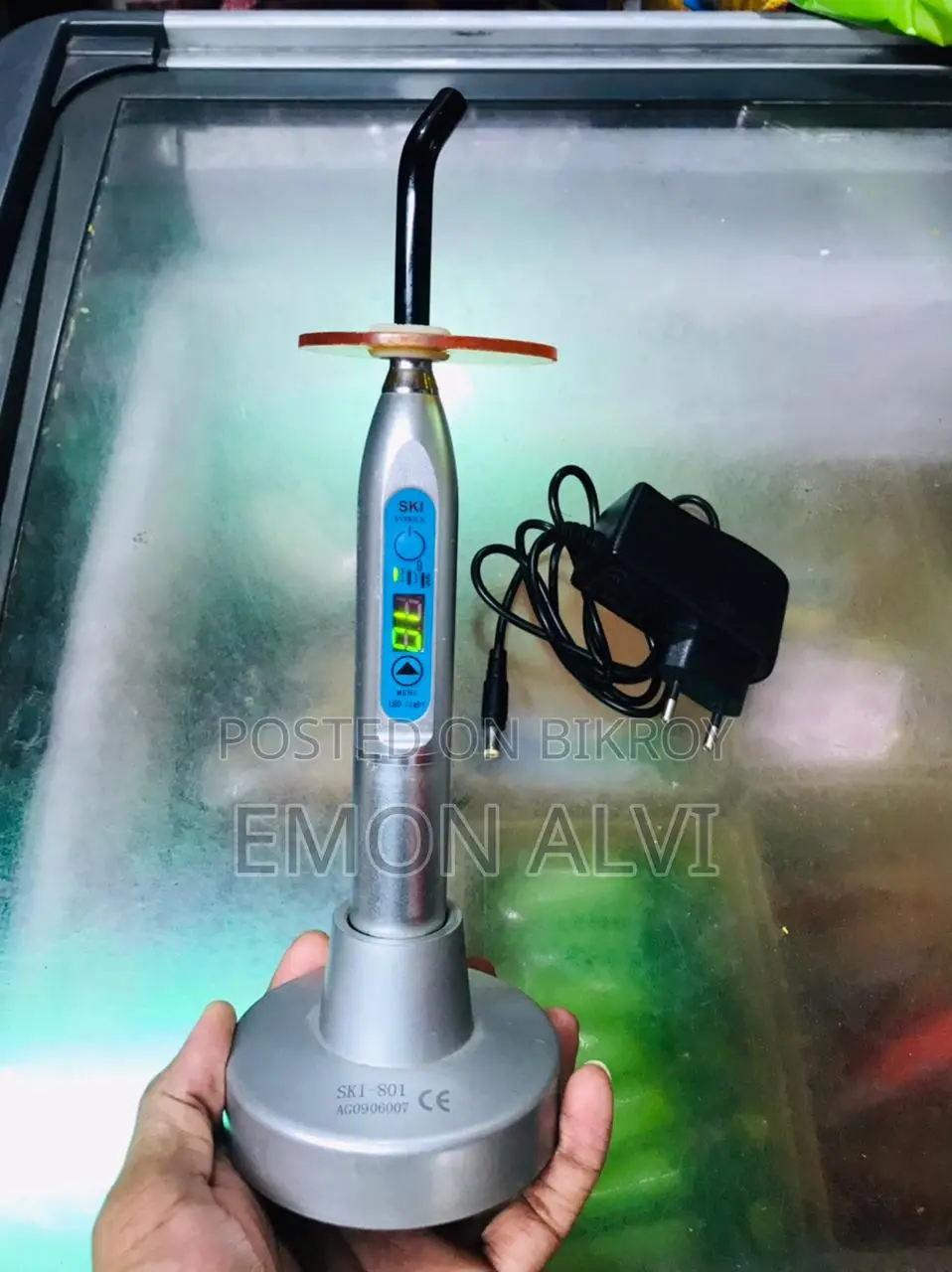 Ski-801 Seat Charging Led Curing Machine with Digital Display (light)”