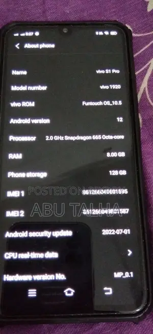 Vivo S1 Pro (Used)