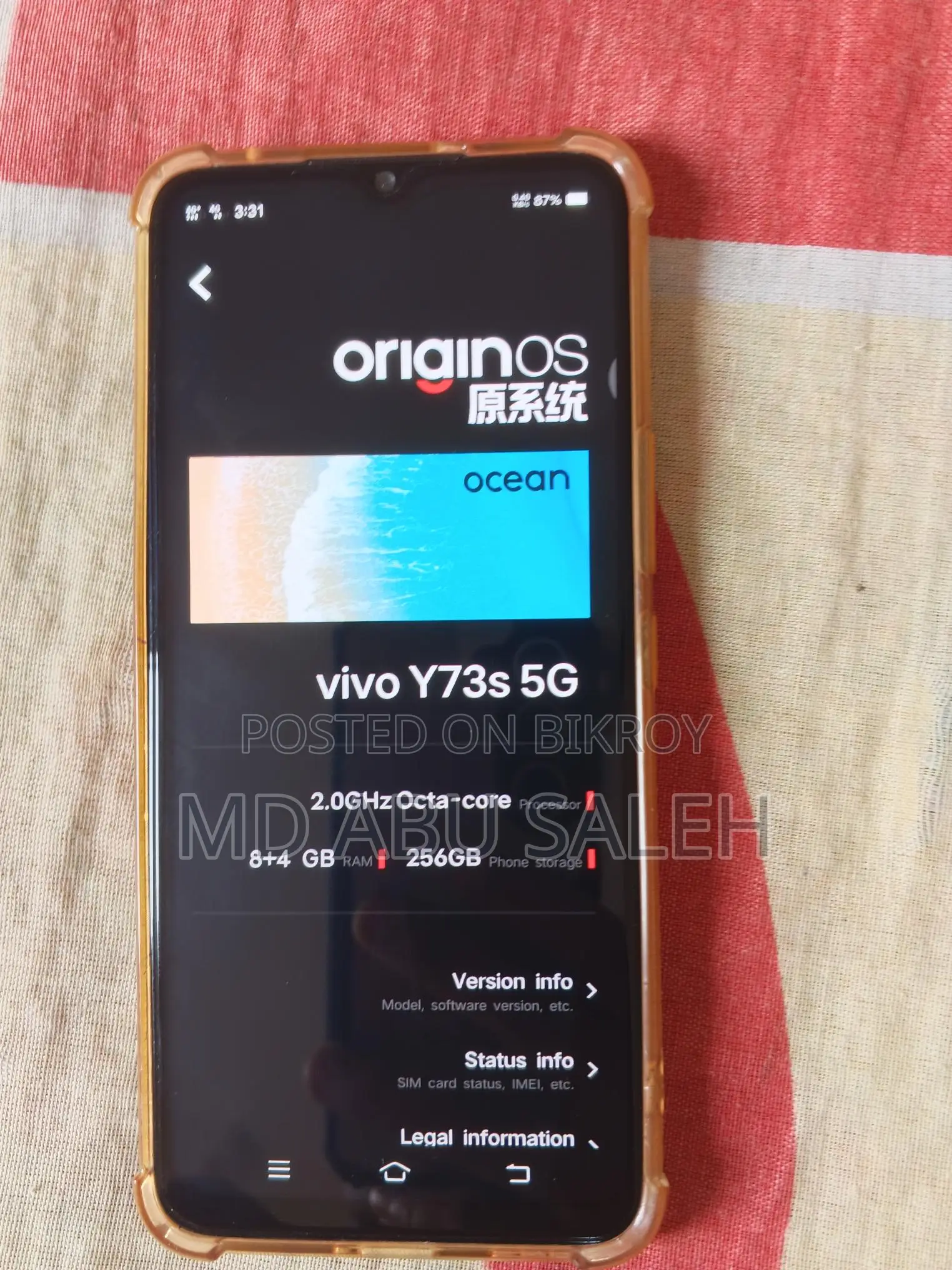 Original Vivo Y73s (Used)