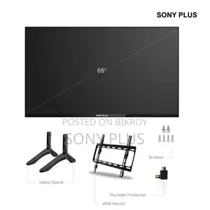 Sony Plus 65 Inch Frameless Voice Control 4K QLED Smart Android TV