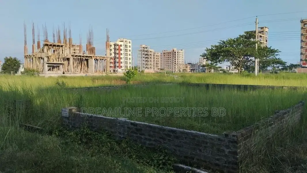 5 katha plot in N block for sale Bashundhara r/a