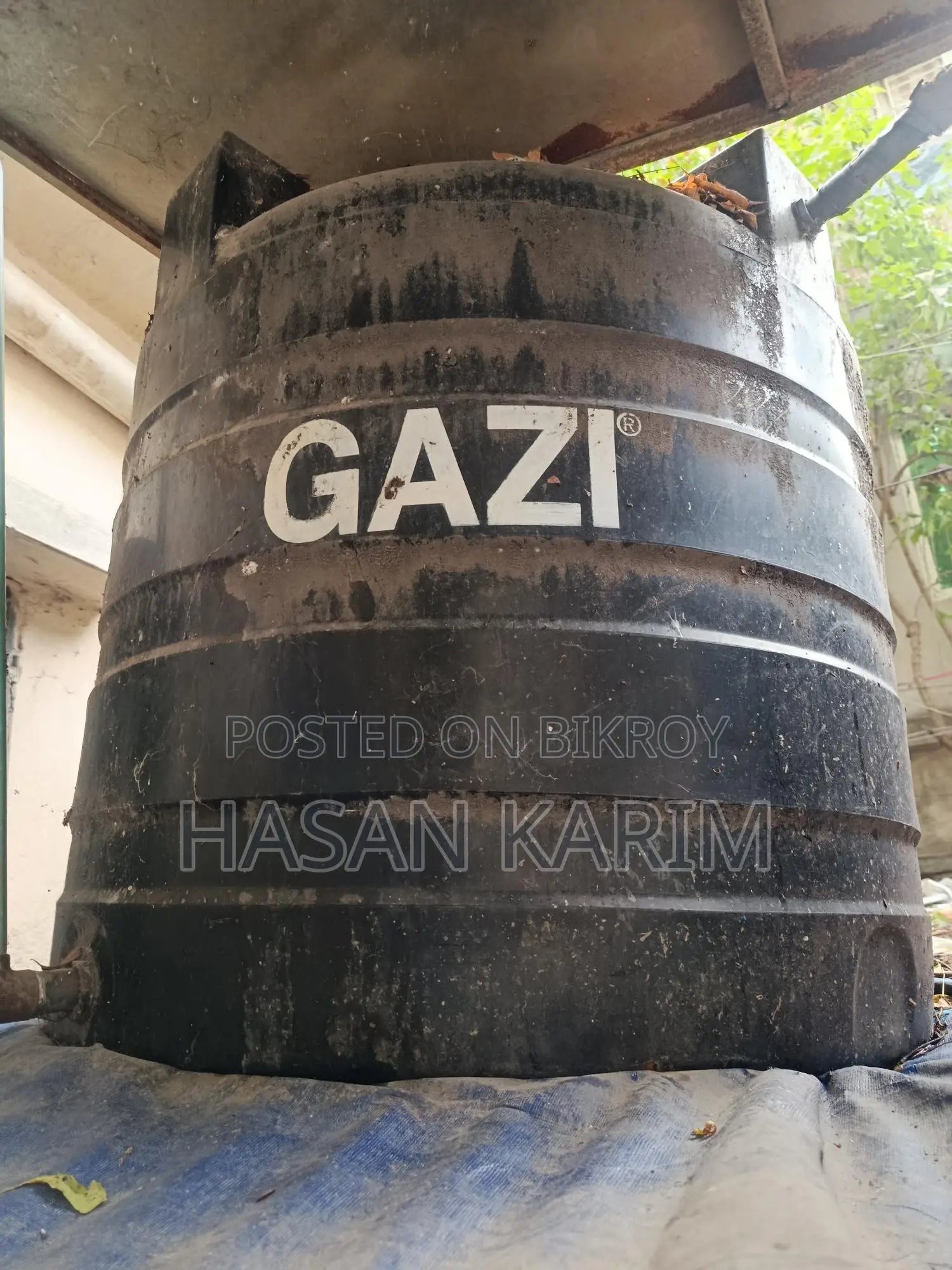 500 Litre Gazi Water Tank Used