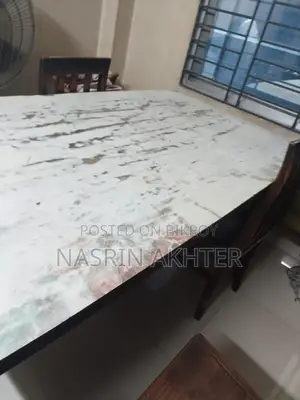 সেগুনের ডাইনিং টেবিল ও চেয়ার
