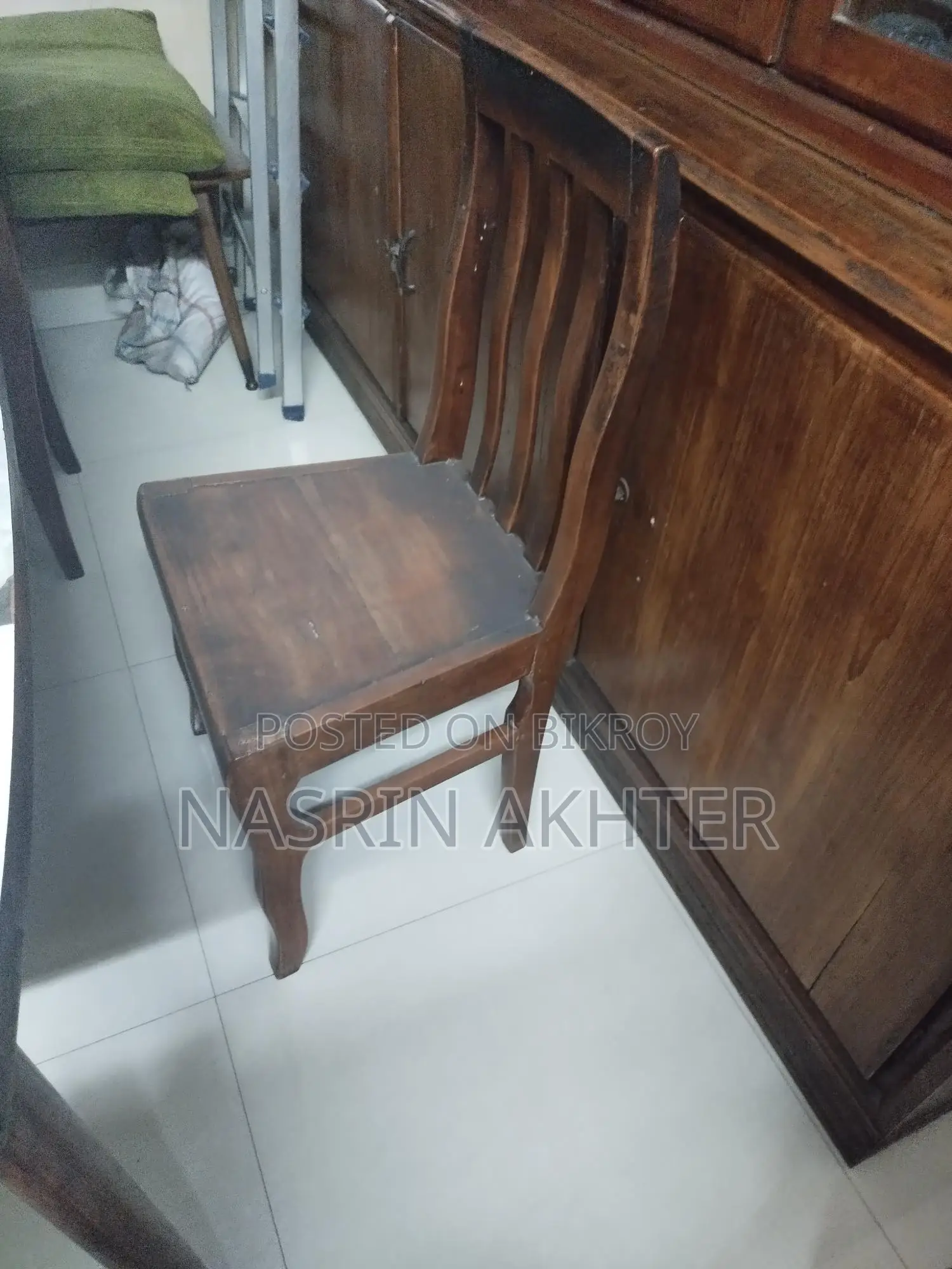 সেগুনের ডাইনিং টেবিল ও চেয়ার