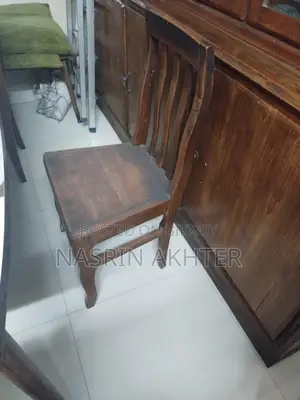সেগুনের ডাইনিং টেবিল ও চেয়ার