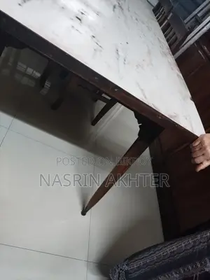 সেগুনের ডাইনিং টেবিল ও চেয়ার