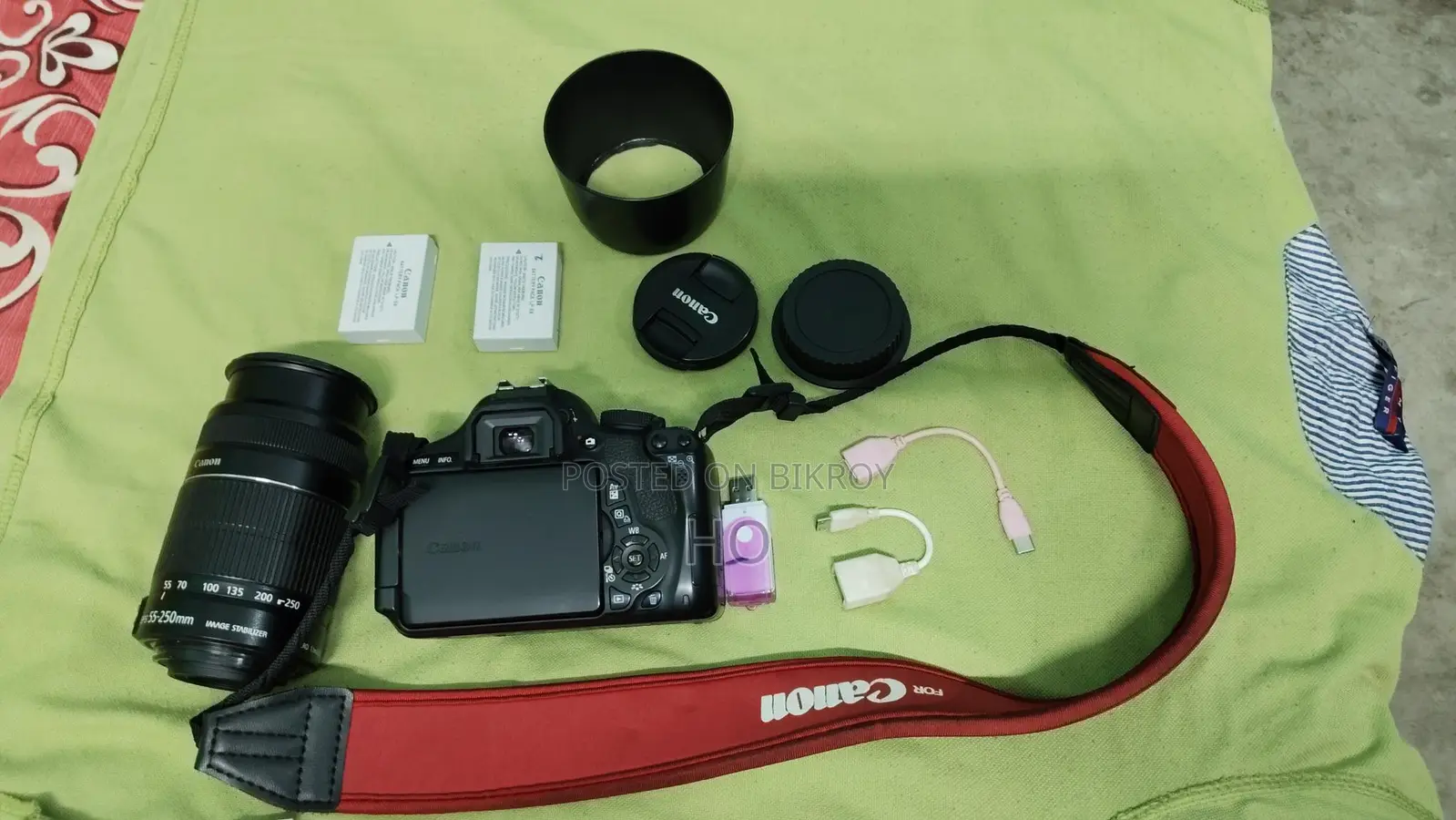 Canon 600D Body with 55-250mm Lens