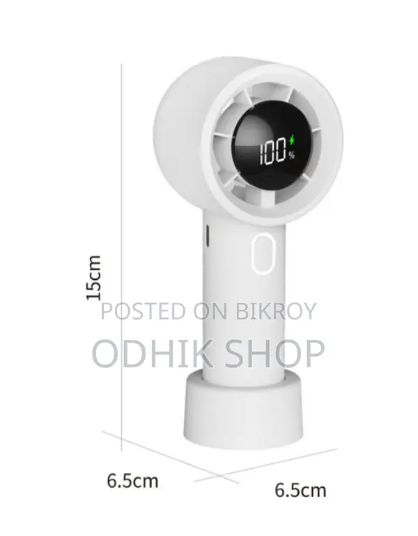 Mini Handheld Desktop Turbo Fan - 1-16 Hours Backup