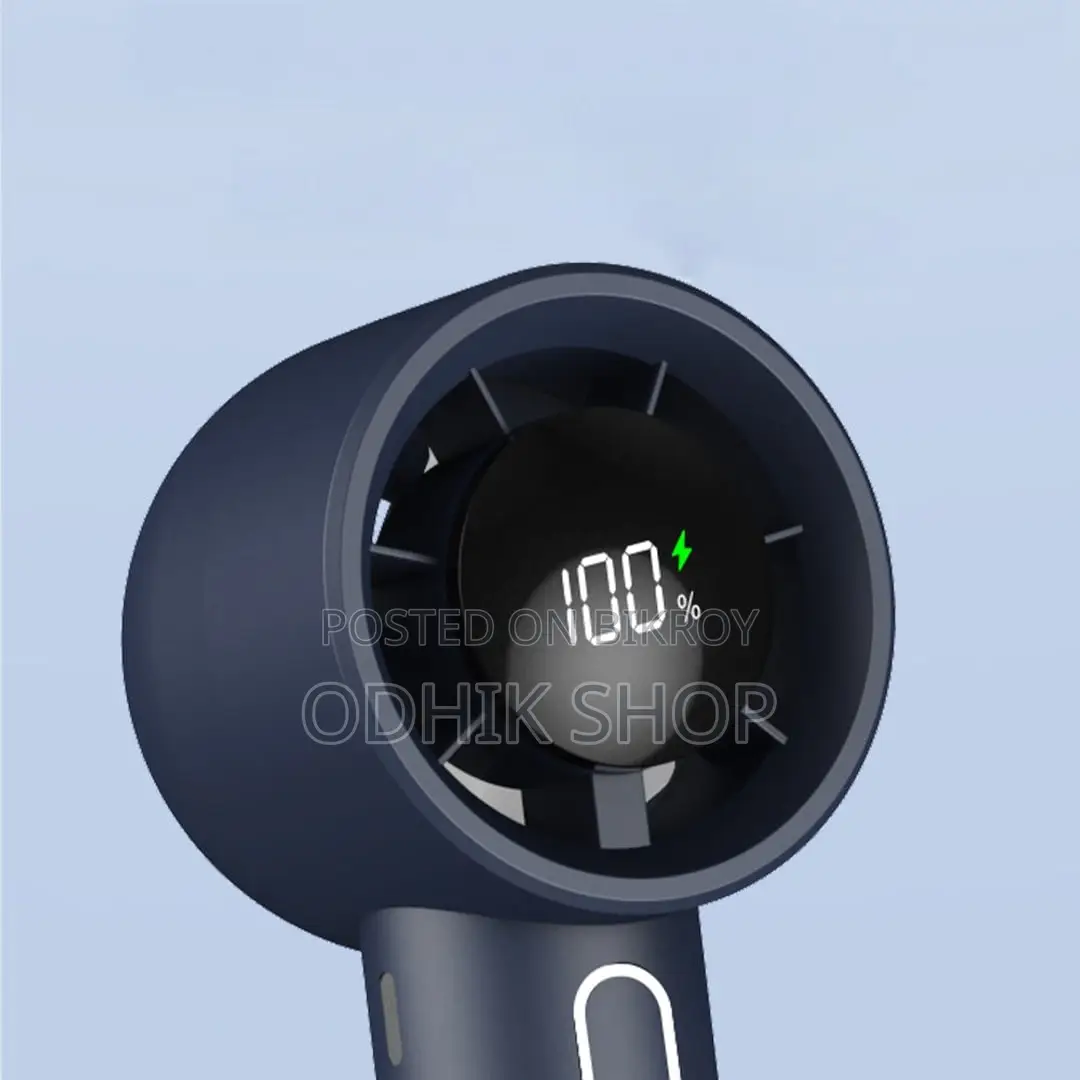 Mini Handheld Desktop Turbo Fan - 1-16 Hours Backup