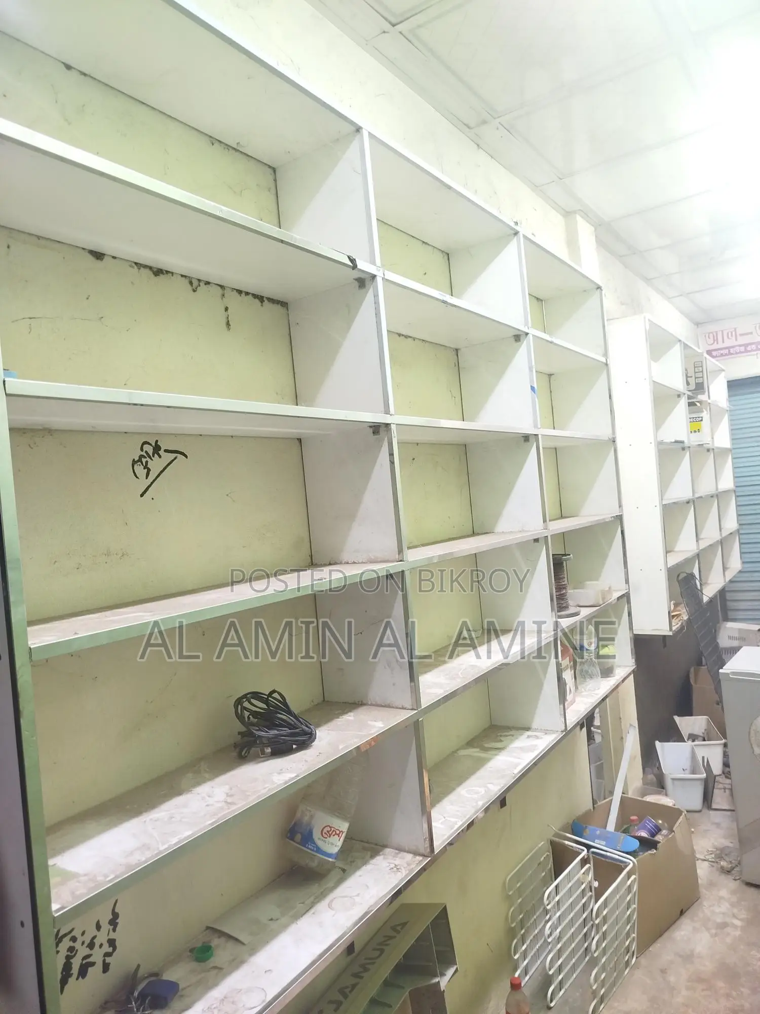 Shop Rack, Counter, Ceiling Lights for Sale