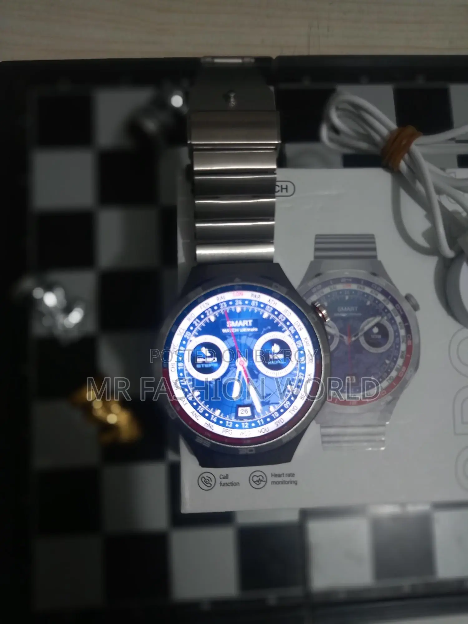 Hoco dyd03 Premium Metallic Strap Smart Watch
