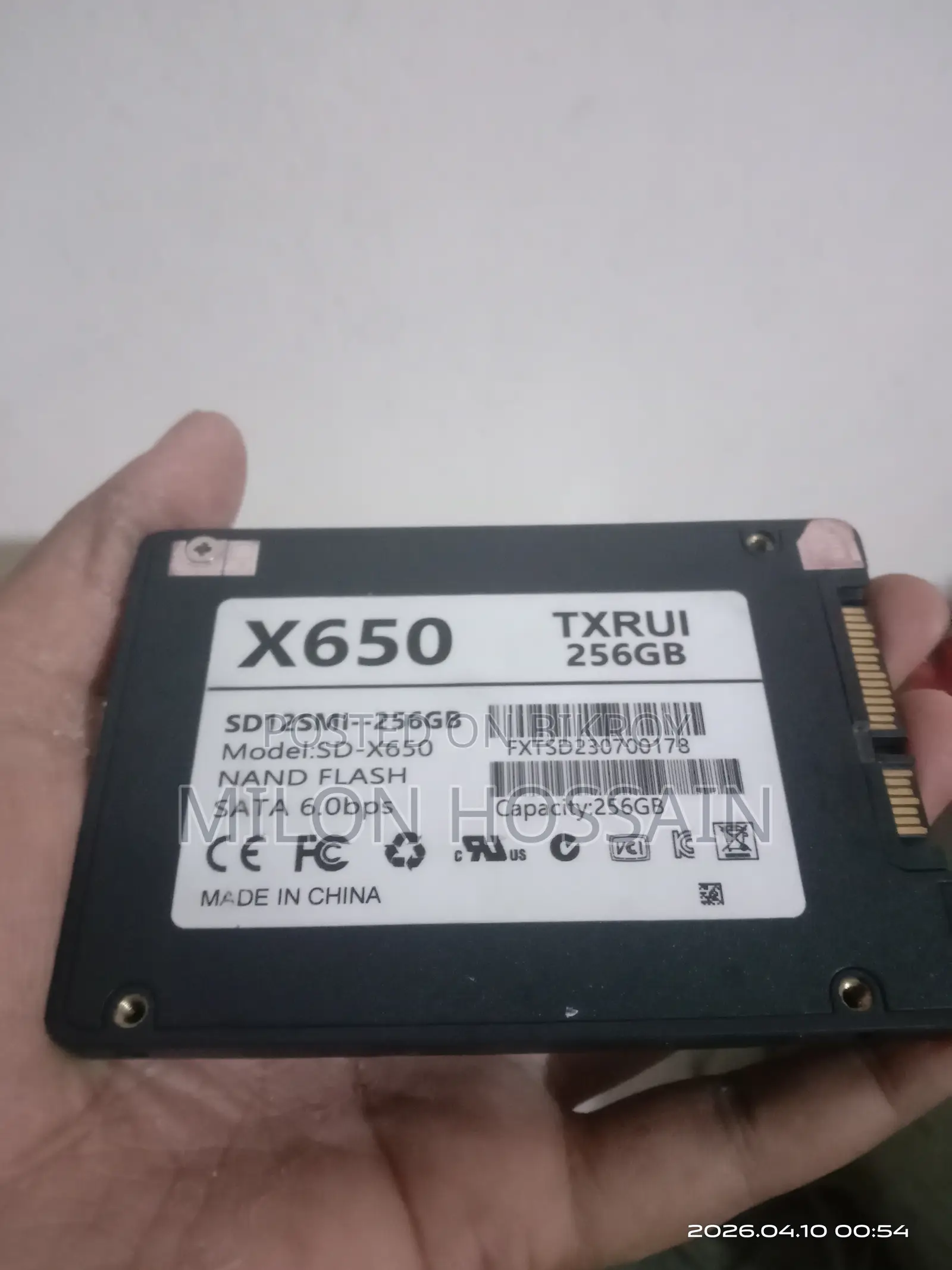 Txrui 256GB SSD - Urgent Sale