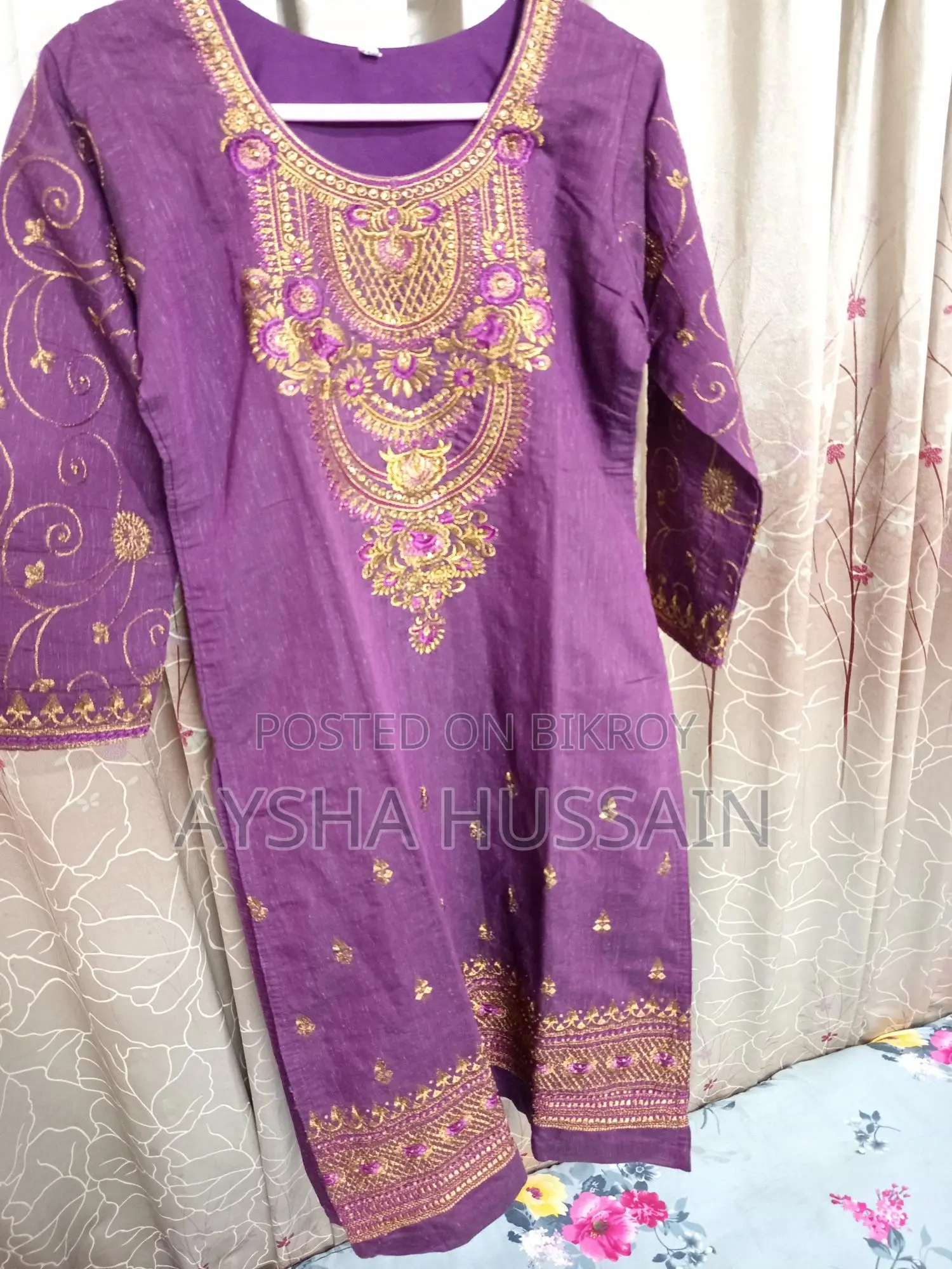 রেডিমেড থ্রি পিস!!! পার্পল