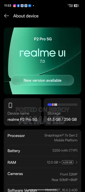 Realme P2 Pro 5G (Used)