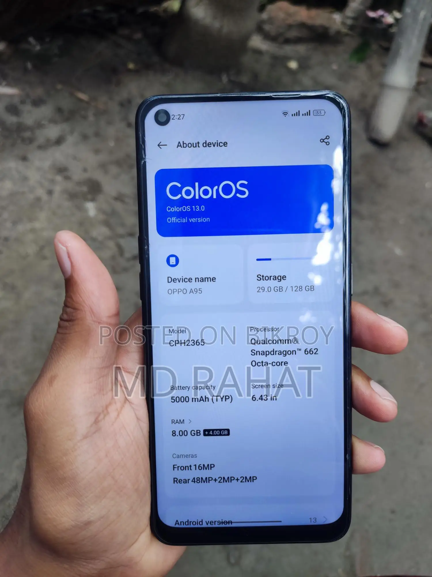 OPPO A95 8/128 (Used)