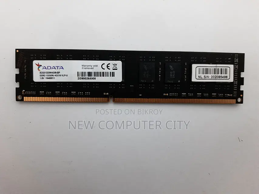 Desktop RAM 4 GB DDR 3 Adata
