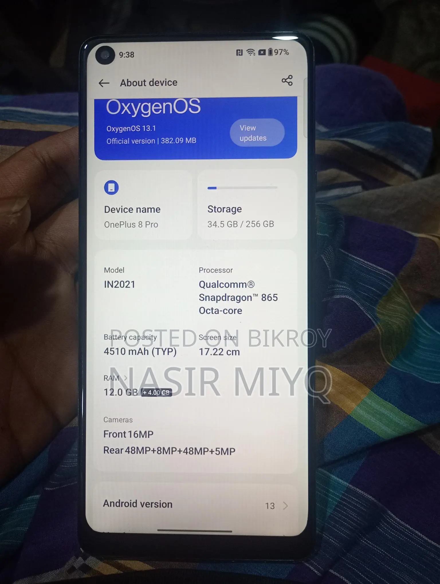OnePlus 8 Pro (Marked Display - Used)