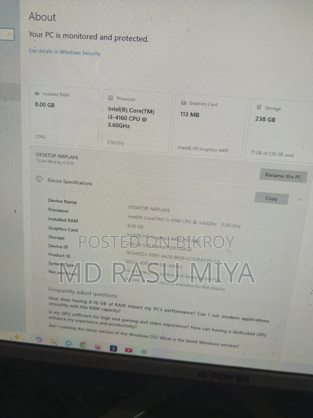 PC for Sale