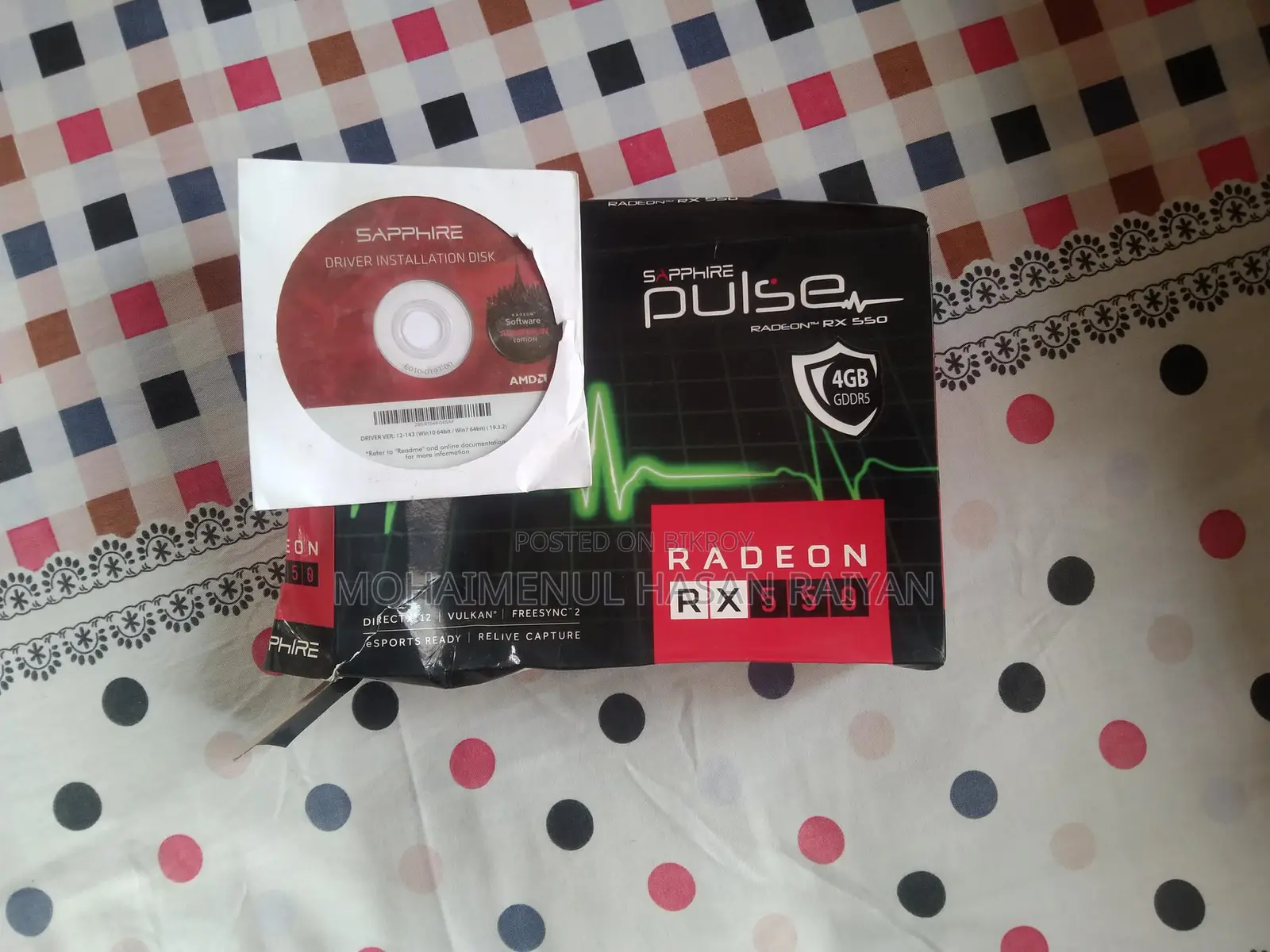Sapphire Radeon Rx 550 4gb GDDR5