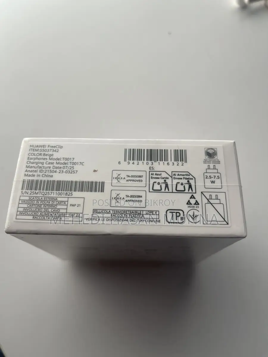 Huawei Free Clip/ Airpods (Brand New)
