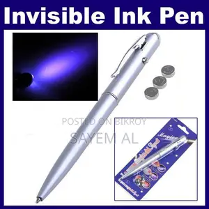 Secret Pen with Invisible Ink & UV Light