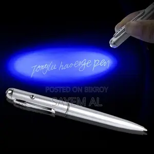 Secret Pen with Invisible Ink & UV Light