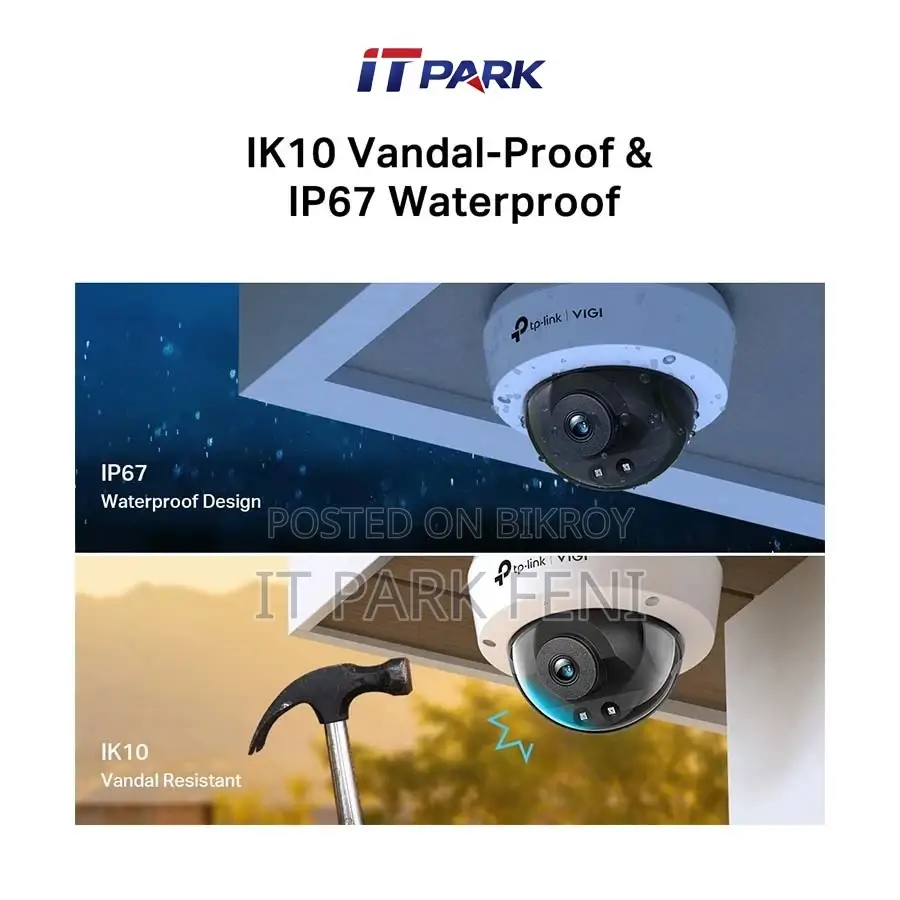 TP-Link VIGI C240 (2.8mm) (4.0MP) Full-Color Dome IP Camera