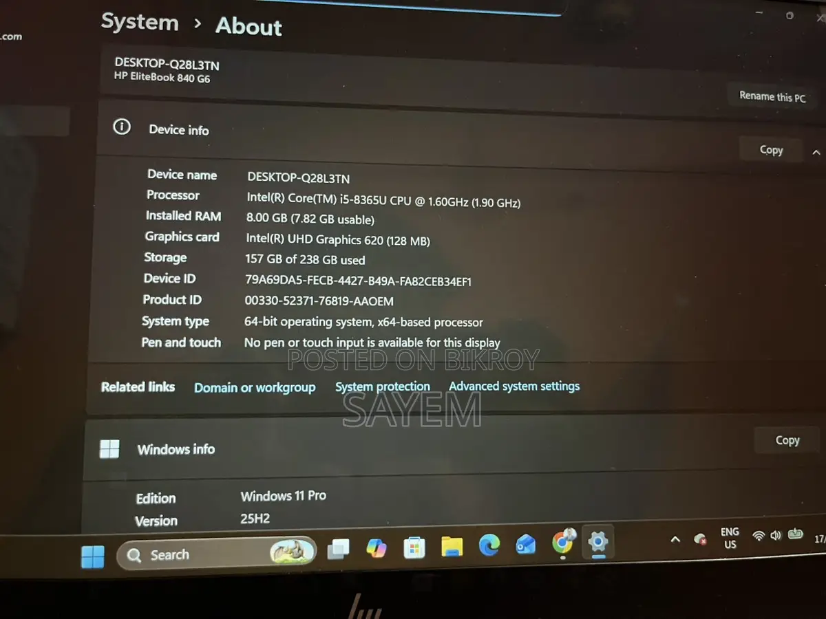 HP Elitebook 840 g6