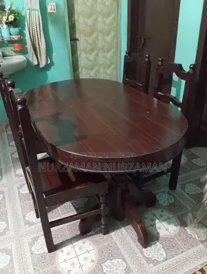 Used Dining Table with Four Chairs