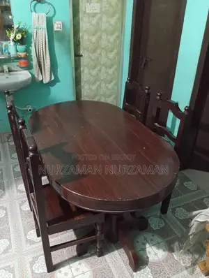 Used Dining Table with Four Chairs