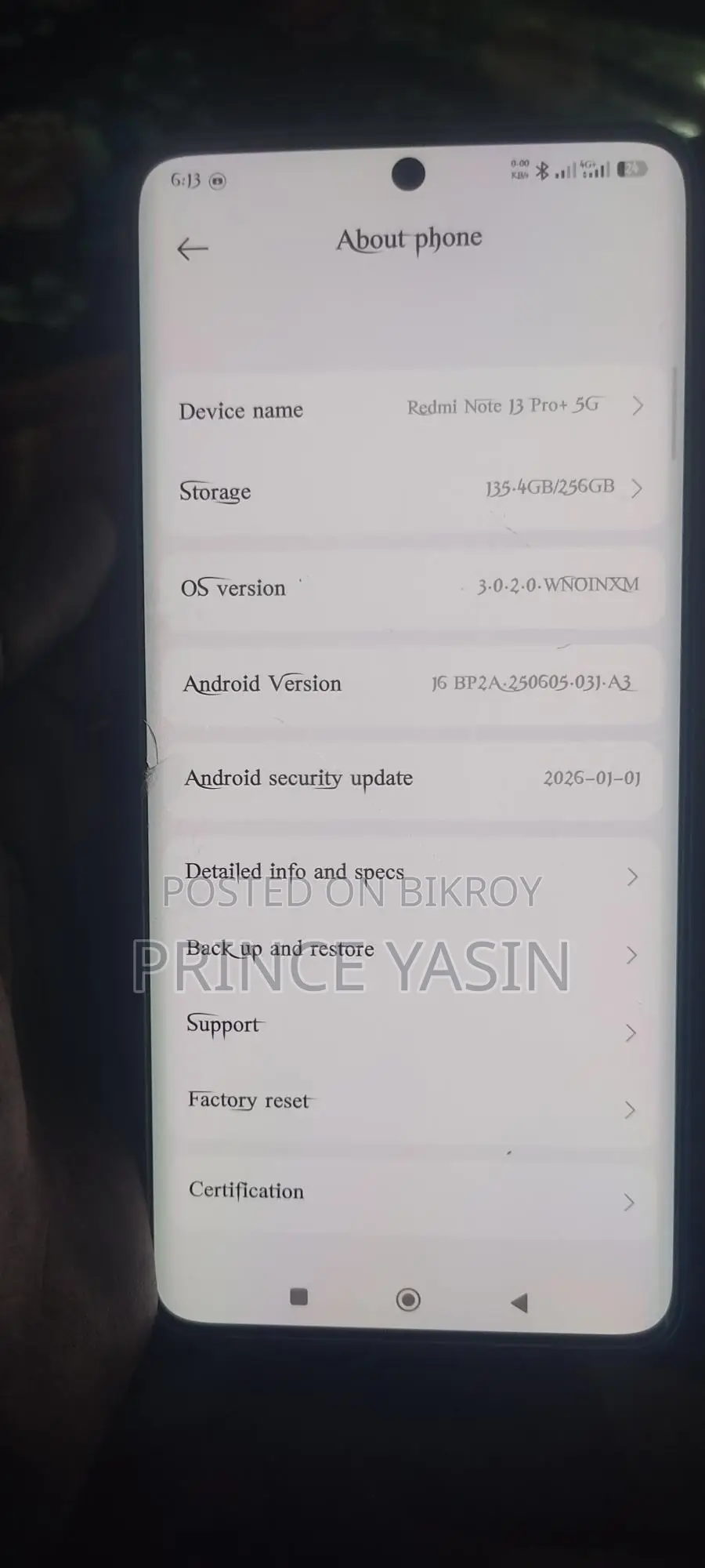 Xiaomi Redmi Note 13 (Used)