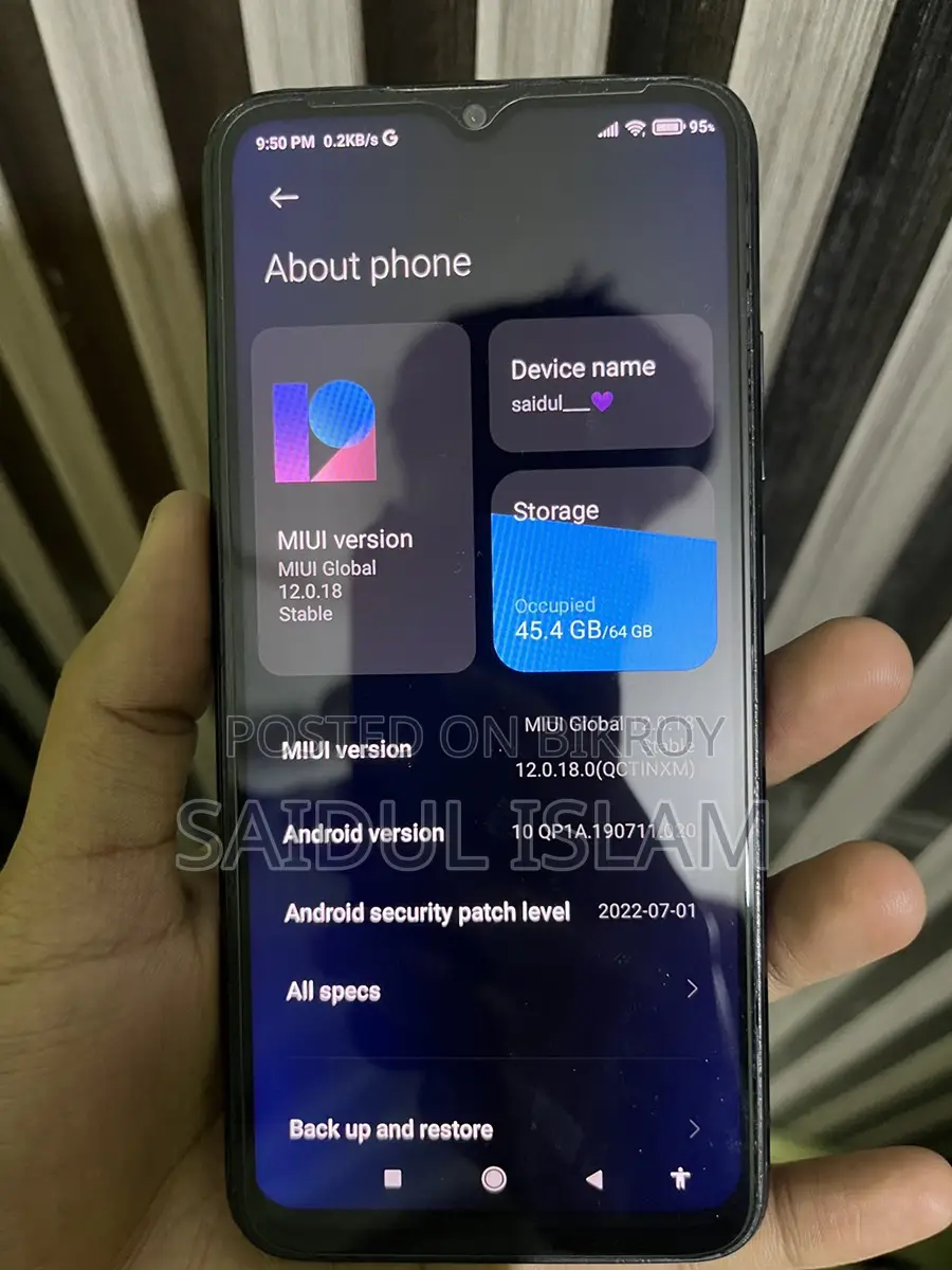 Xiaomi Redmi 9C . (Used)