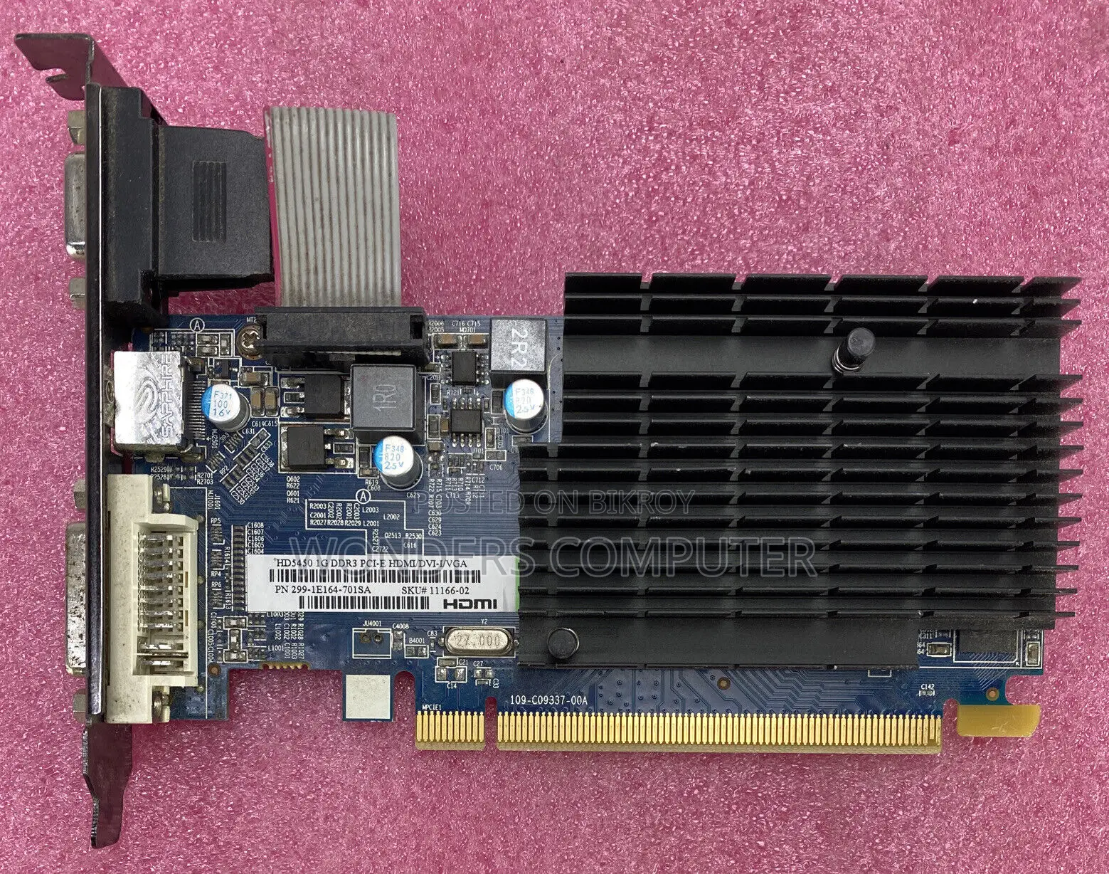 ATI Radeon HD 5450 1 GB DDR3 ১০০% রানিং গ্রাফিক্স কার্ড
