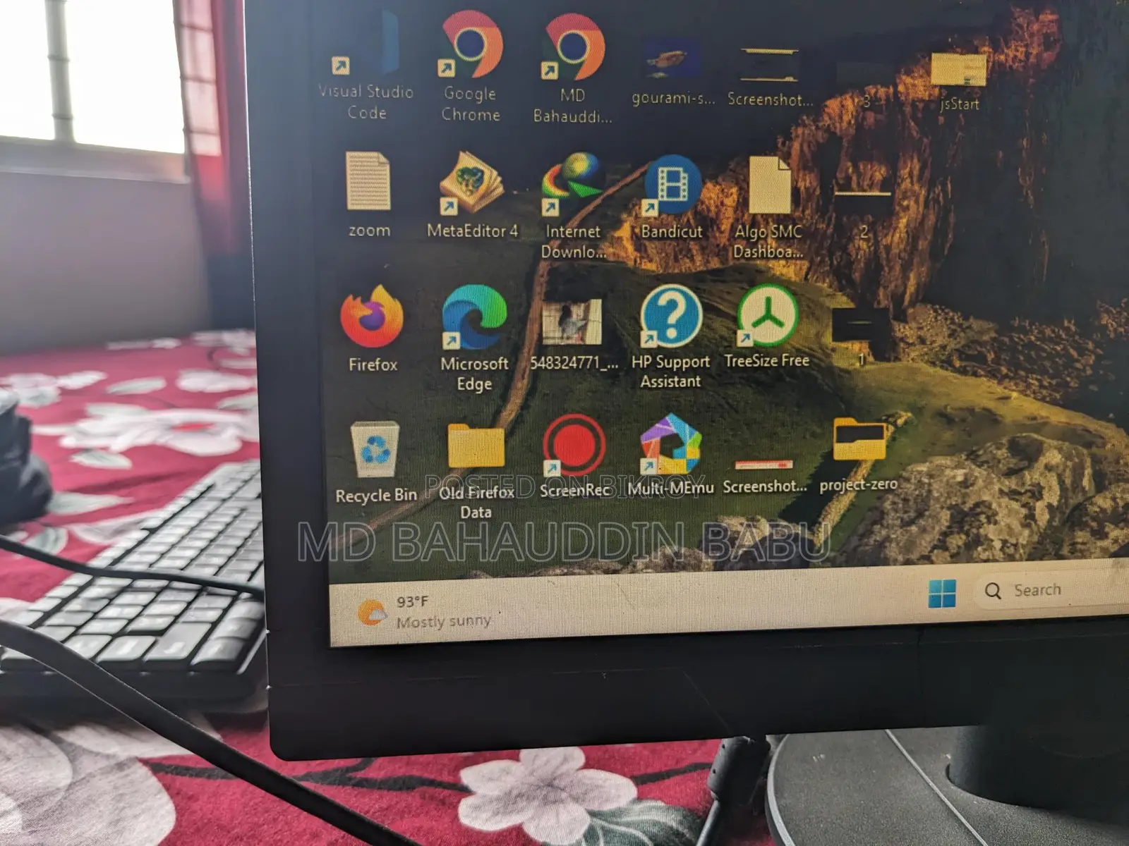 মনিটর HP ২১ ইঞ্চি ফুল ফ্রেশ