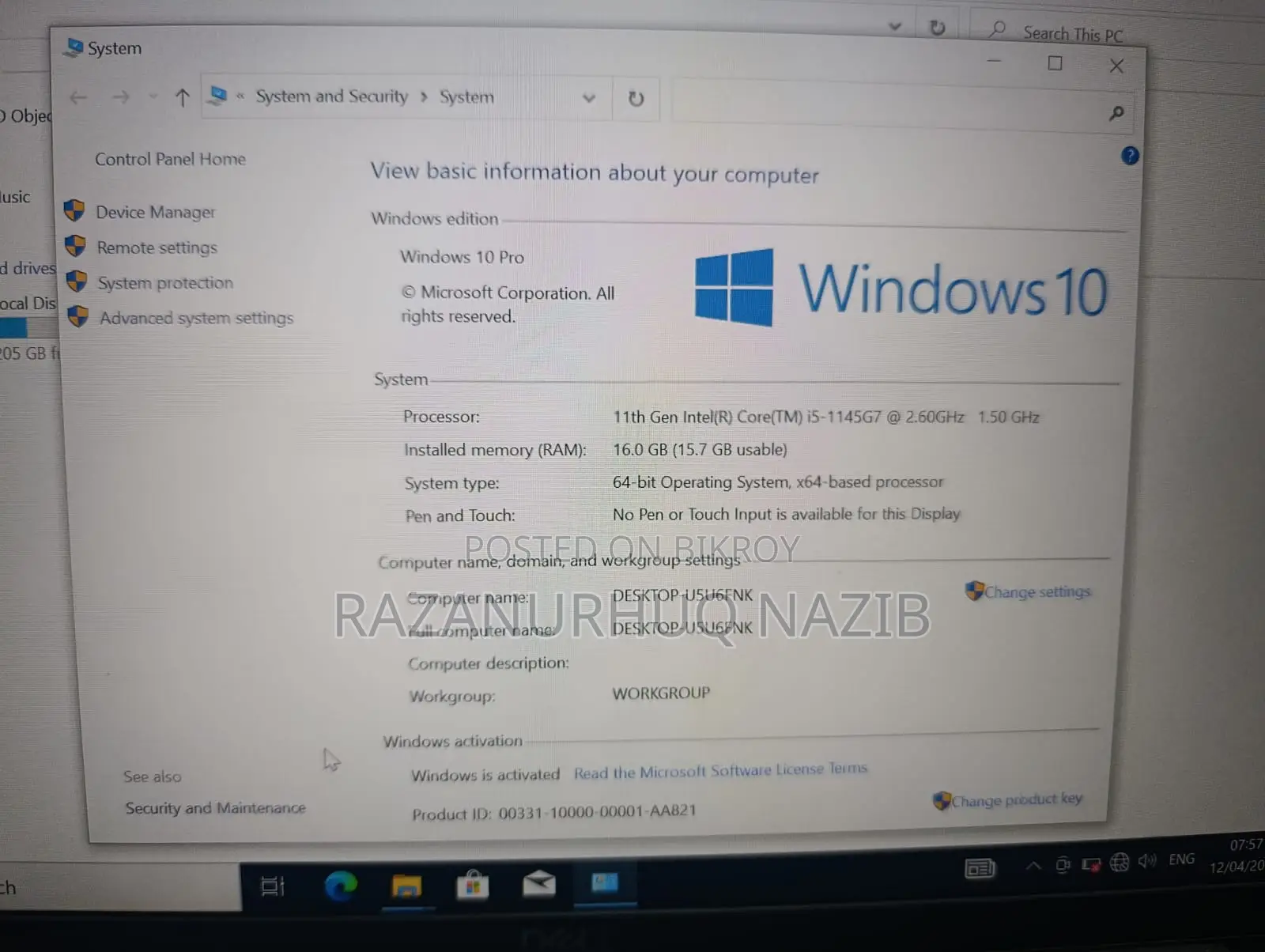 Almost New Laptop