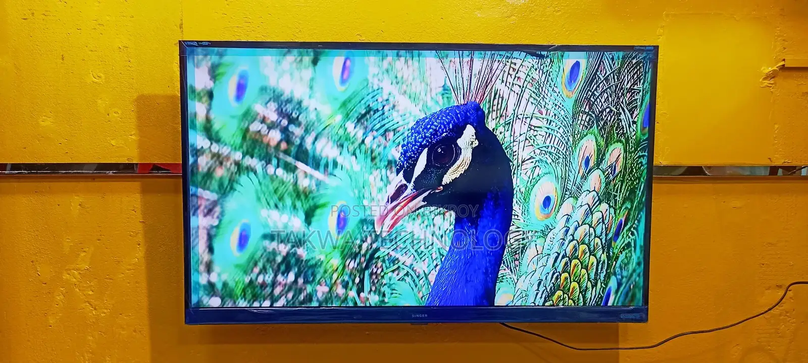 SINGER-43" Inch Smart Dolby Soundbar System Voice Control TV