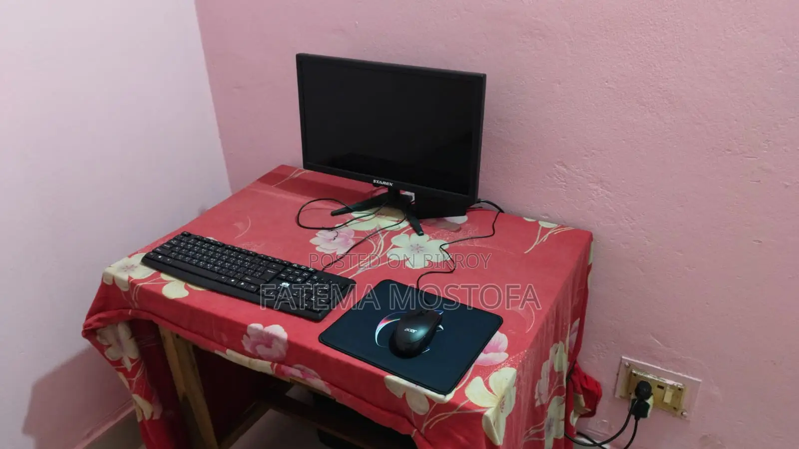 Starex Monitor and PC