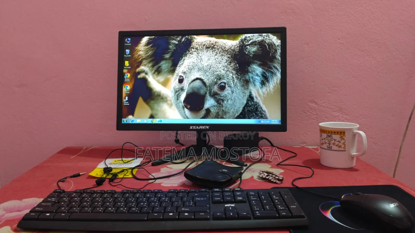 Starex Monitor and PC