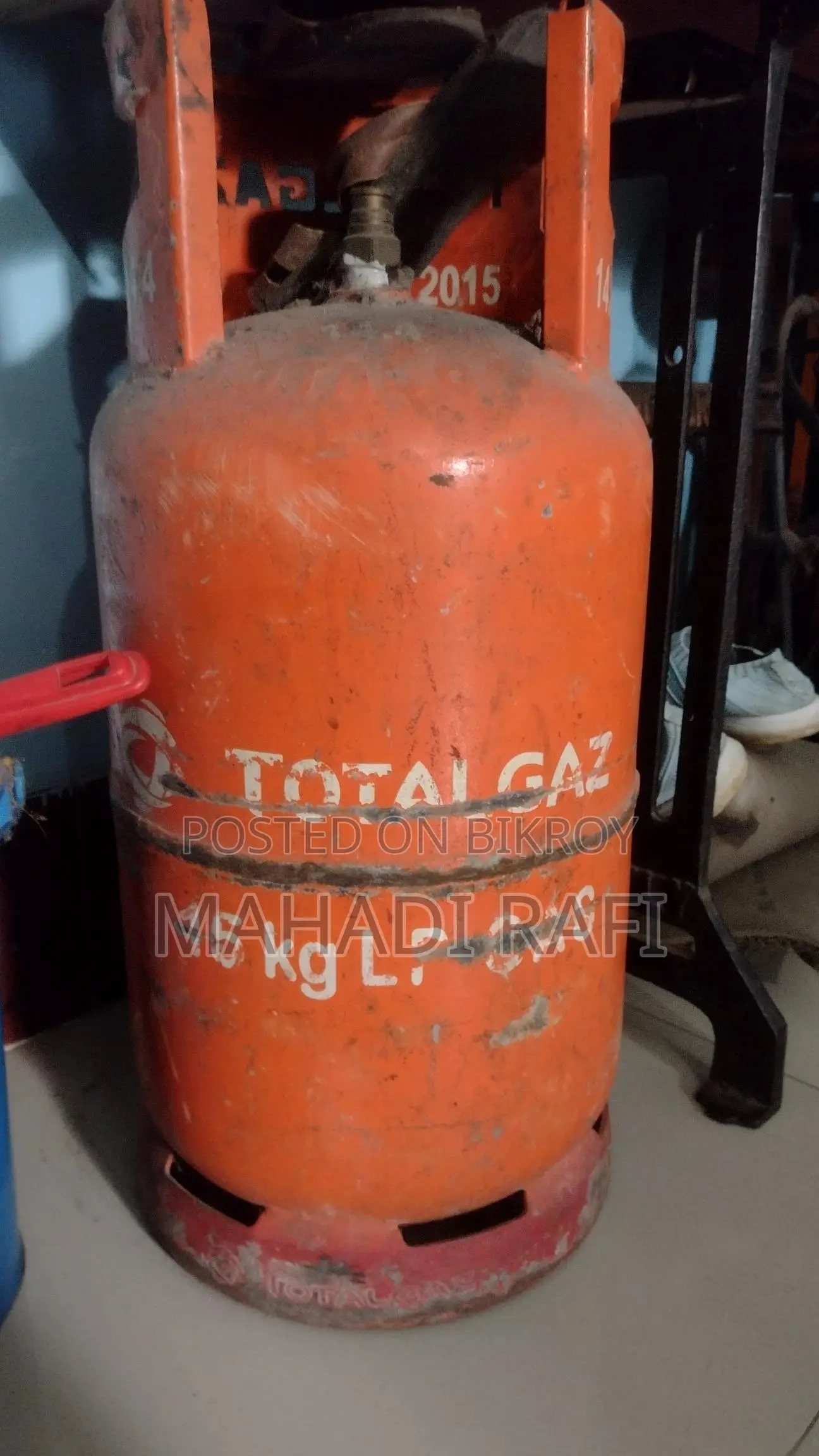 Total Gas Cylinder 15 kg Empty