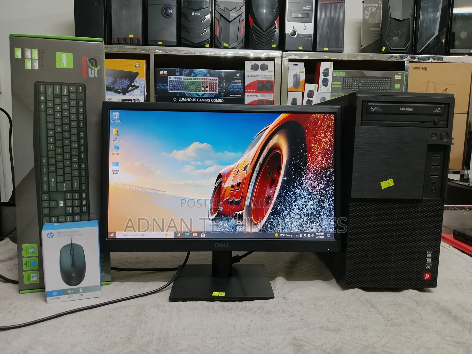 Intel Core I5 (6th Gen) With Dell 19″ Led Monitor - 8 Ddr4 Ram, 128gb Ssd