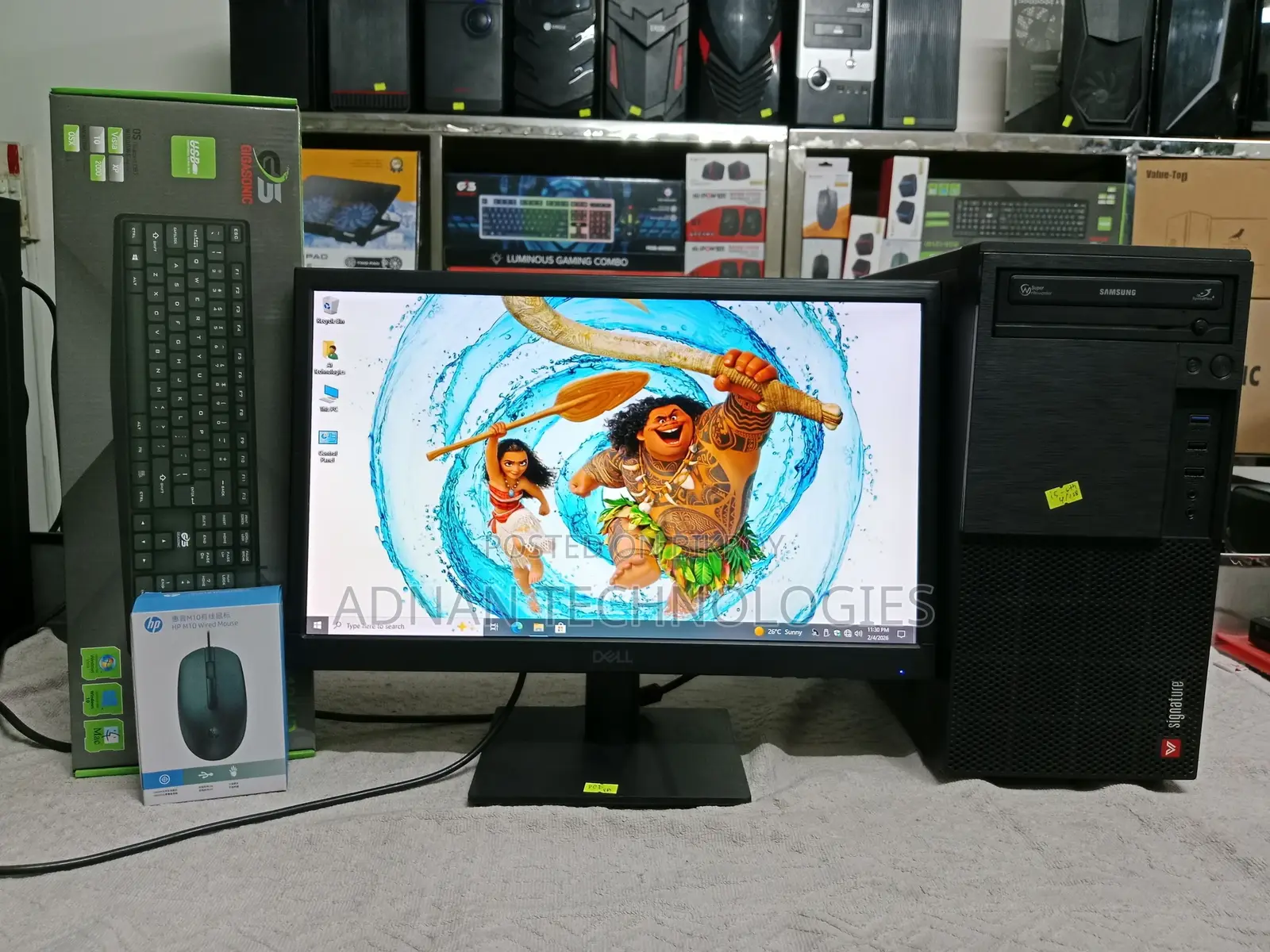 Intel Core I5 (6th Gen) With Dell 19″ Led Monitor - 8 Ddr4 Ram, 128gb Ssd