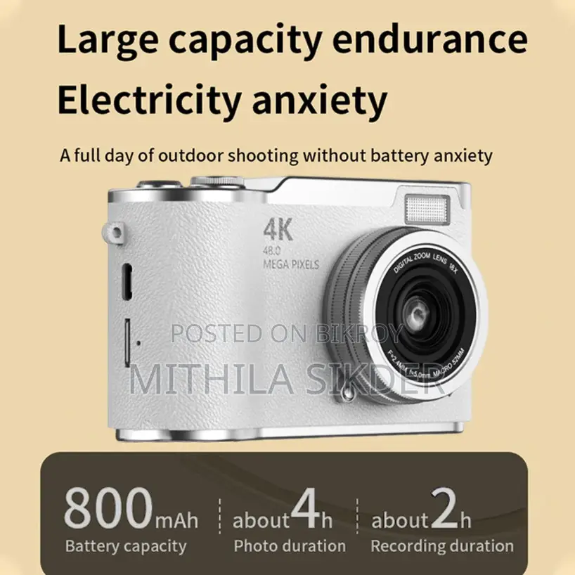 4k Flip CCD Camera