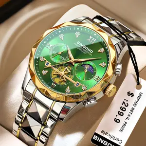 ✨ Binbond Luxury Quartz Watch