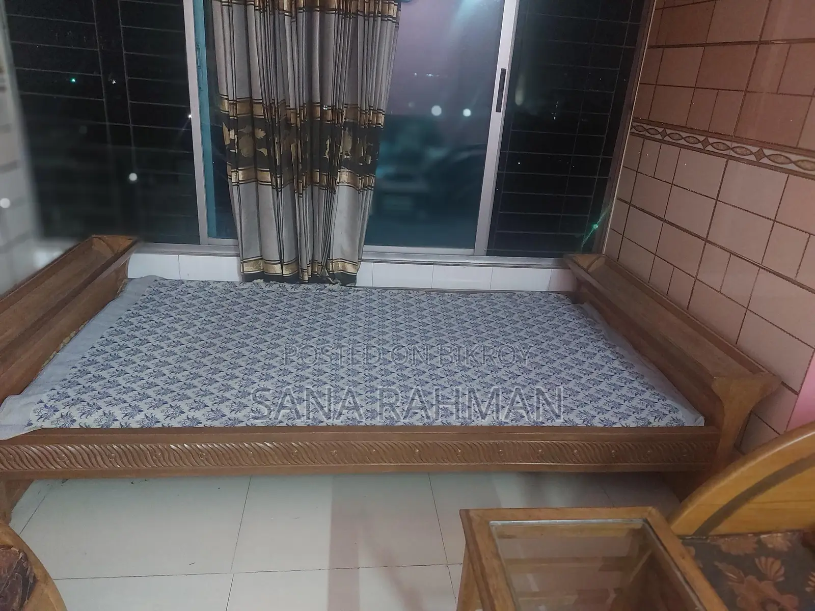 Teak Wood Bed and Sofa Set