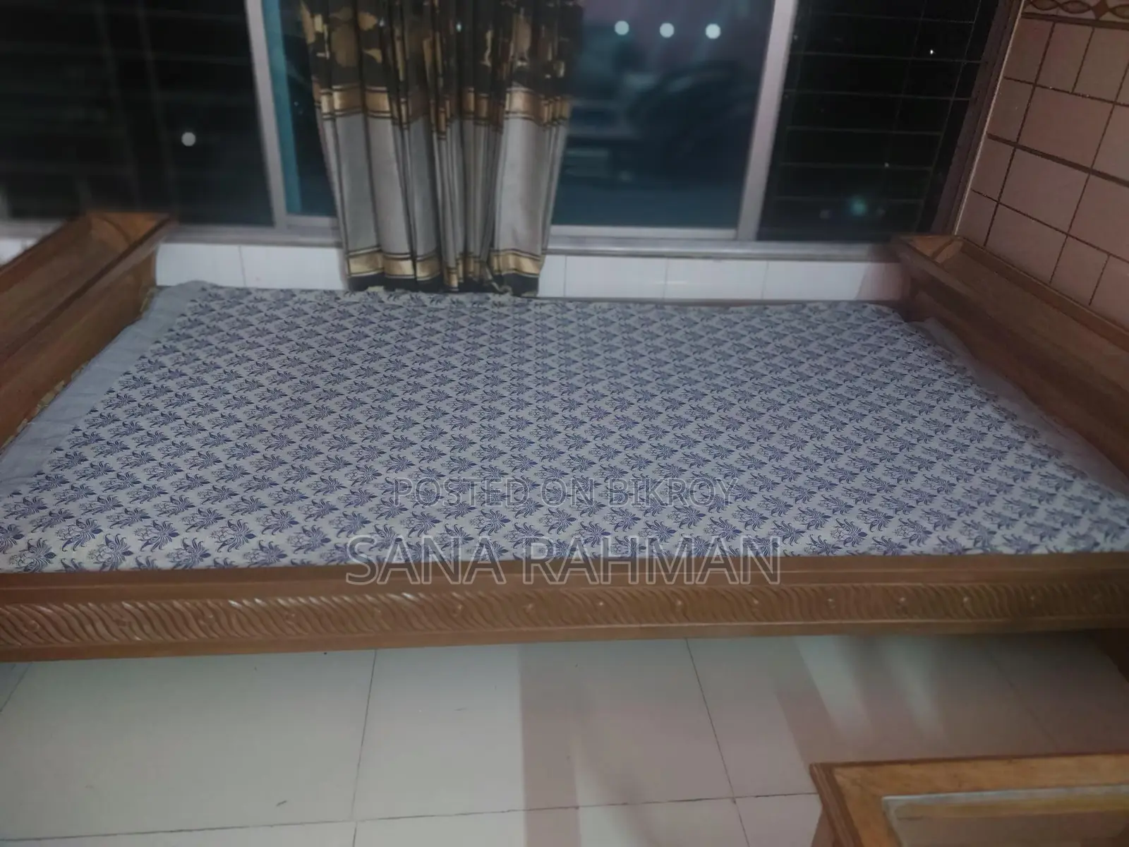 Teak Wood Bed and Sofa Set