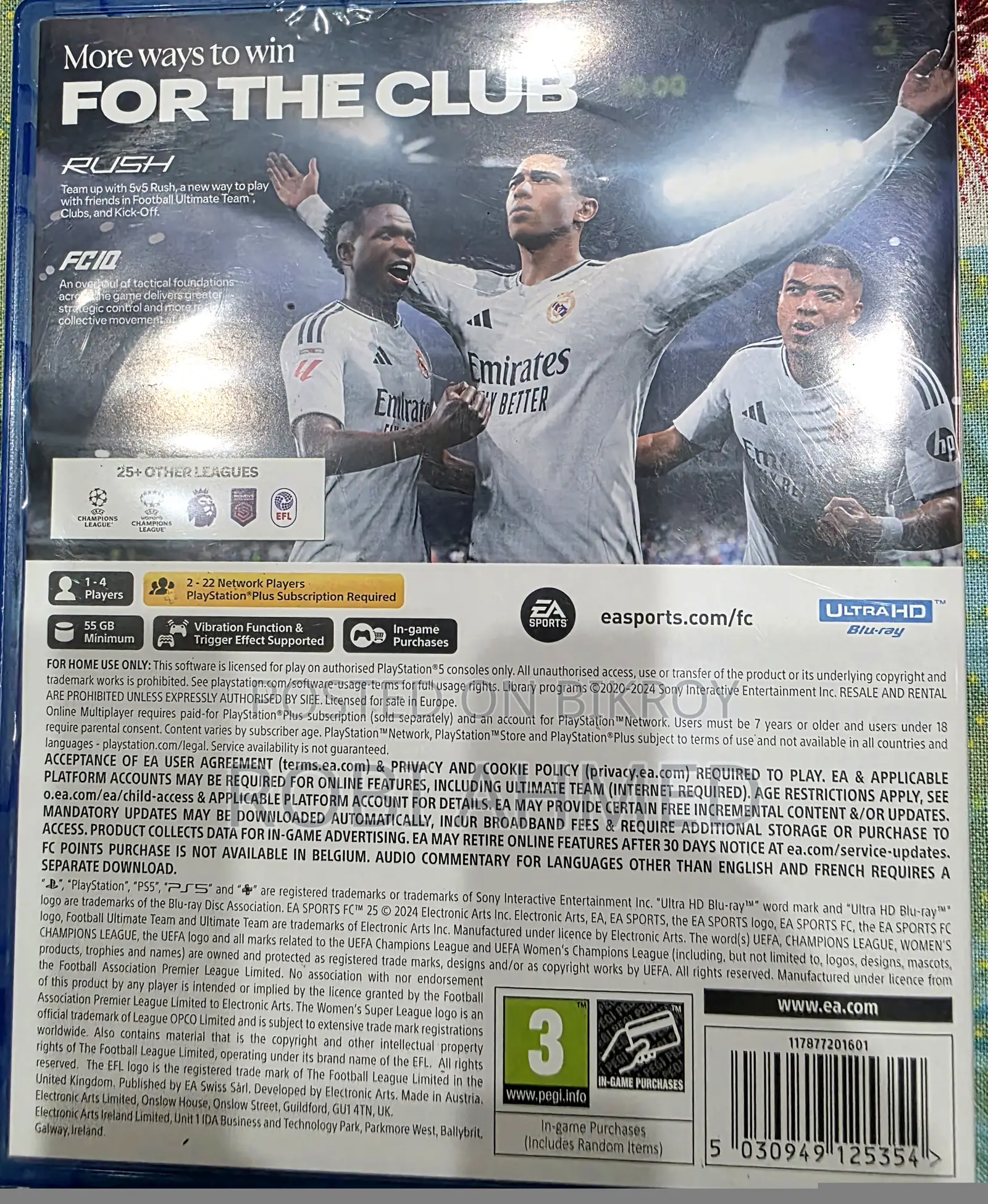 ps5 Fifa 25 Genuine Cd Sale