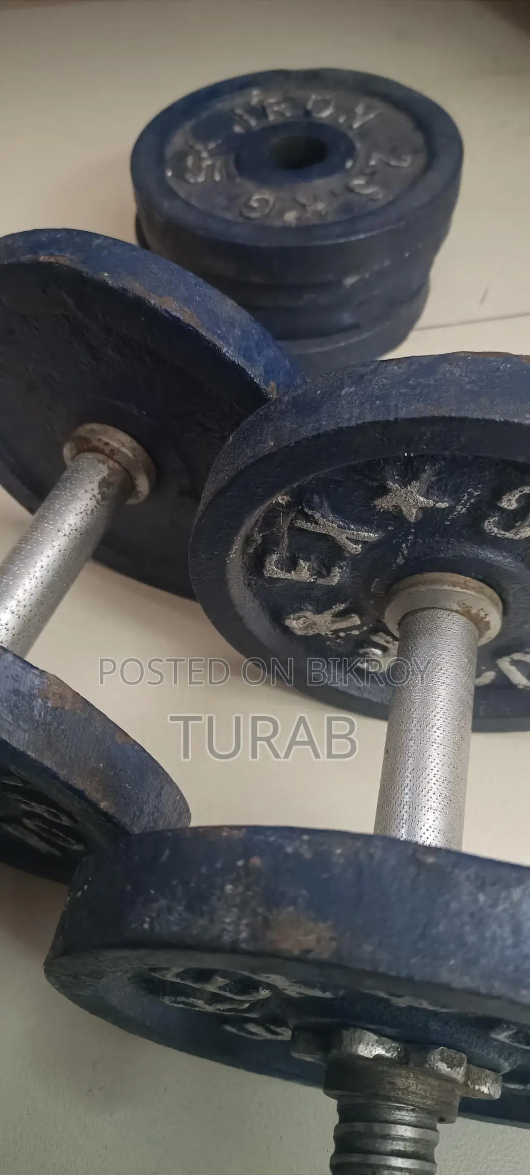 20kg Iron Dumbbell with Two Sticks