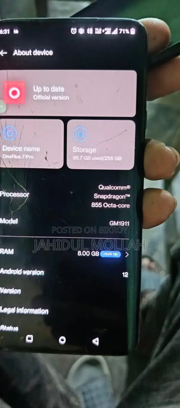 OnePlus 7 Pro 256 GB Blue